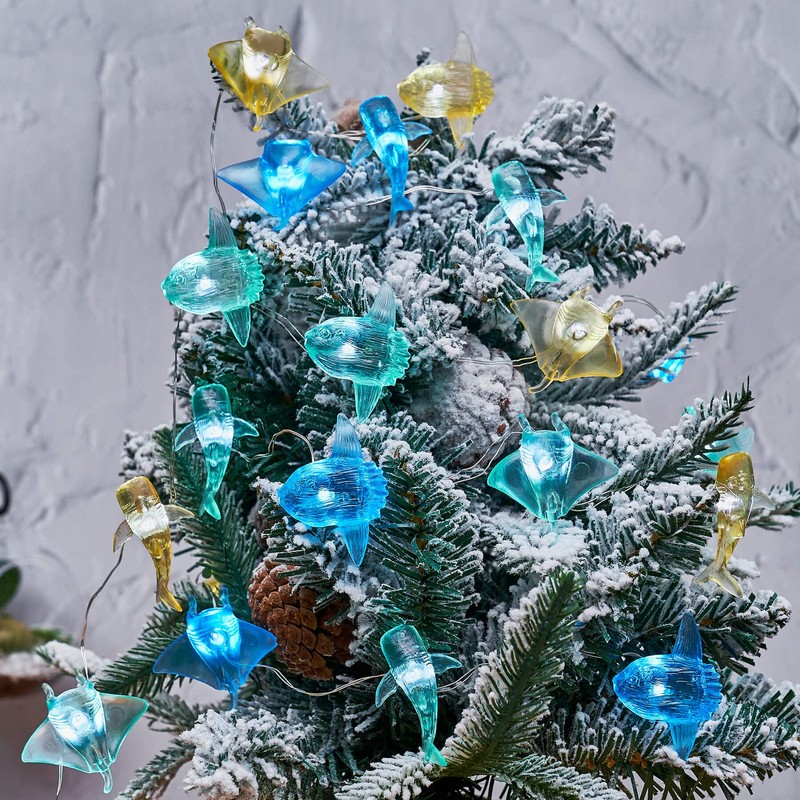 Nautical theme Sea Life Decorative Fairy String Lights, Whale Shark,