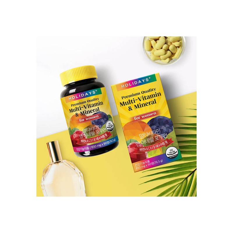 Holidays Multivitamin & Mineral for Women, 2 bottles of 90