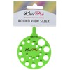 KnitPro Needle view sizer round green - 3pcs