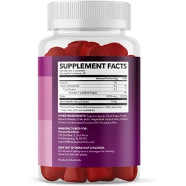 Saw Palmetto for Women with 2500mcg Biotin - DHT Blocker and Hair, Skin, Nail Health Gummies - 60 Count - Supports Stronger and Fuller Looking Locks and Radiant Skin - Vegan, Non-GMO, 1 Month Supply