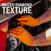 Xtremeauto Nitrile Gloves - Disposable Gloves, Diamond Grip Orange Gloves