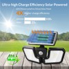 LEPOWER 1600LM Solar Security Lights, Motion Sensor Outdoor Light IP65