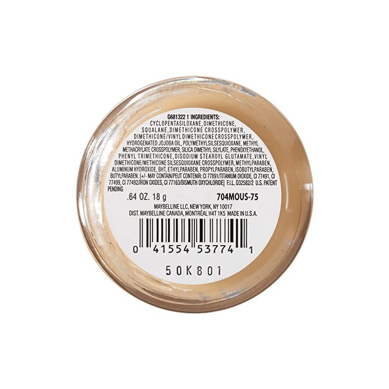 Maybelline New York Dream Matte Mousse Foundation, Natural Beige, 0.64