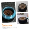 8Pcs Fireproof Insulation Mat 8.5Cm Round Pad for Charcoal Incense