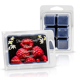 Black Raspberry Vanilla Scented Melt- Maximum Scent Wax Cubes/Melts- 1 Pack -2 Ounces- 6 Cubes