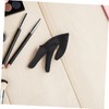 SAFIGLE 2Pcs Heat Resistant Hair Styling Gloves Three Finger Design