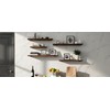 12 Pack - 10 inch Black Hidden L Shelf Bracket