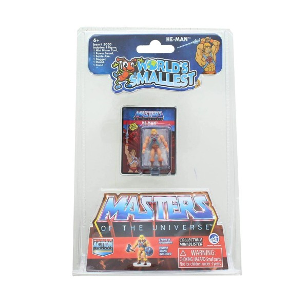 Action World's Smallest Masters Of The Universe He-Man Micro Action