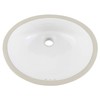 Signature Hardware 447968 Mangrove 17" Vitreous China Undermount Bathroom Sink