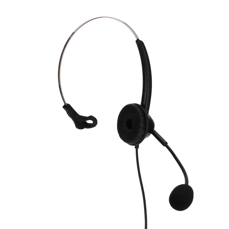 H360‑PC PC Monaural Headset Corded Single Ear Headset with 3