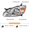 Headlights Assembly Pair for 2003 2004 2005 2006 2007 2008