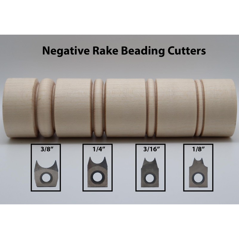 Easy Wood Tools 3/8" Negative Rake Beading Cutter (2830NR)