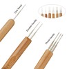 Septe 6Pcs/Set Dreadlock Crochet Hook for Hair,Dreadlock Crochet Hook Needle