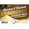 Session Pack Banana & Coconut Groundbait - Yellow, 600 g