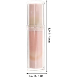 Brillo Labial Hidratante de Alto Brillo Acabado Gelatinoso, Bálsamo Labial Cremoso Larga Duración para Labios Suaves y Humectados
