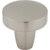 Top Knobs Florham Knob 1 1/4 Inch Brushed Satin Nickel