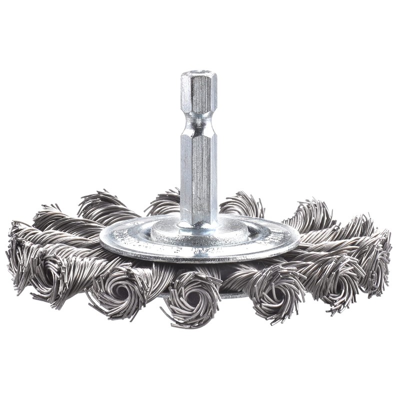 kwb Disc Brush, Coarse, Braided, HSS Steel Wire, Diameter 70