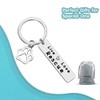 Huwujiu Pet Rescue Gift Live Love Rescue Keyring Dog Lover