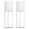 KREMORV Travel Pump Bottle 2pcs Cosmetic Pump Container Refillable Clear