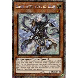 Sage with Eyes of Blue (Platinum Secret Rare) - RA04-EN266 - Platinum Secret Rare - 1st Edition