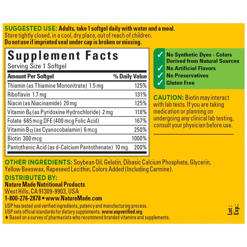 Super B Energy Complex, Dietary Supplement for Brain Cell Function