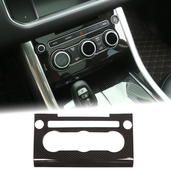 Carbon Fiber Style ABS Plastic Center Console Air Conditioning Panel