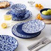 vancasso SELENE Plates and Bowls Set for 4, 12 Pieces