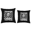 Tempeh Tantrum Funny Graphic Tees Throw Pillow