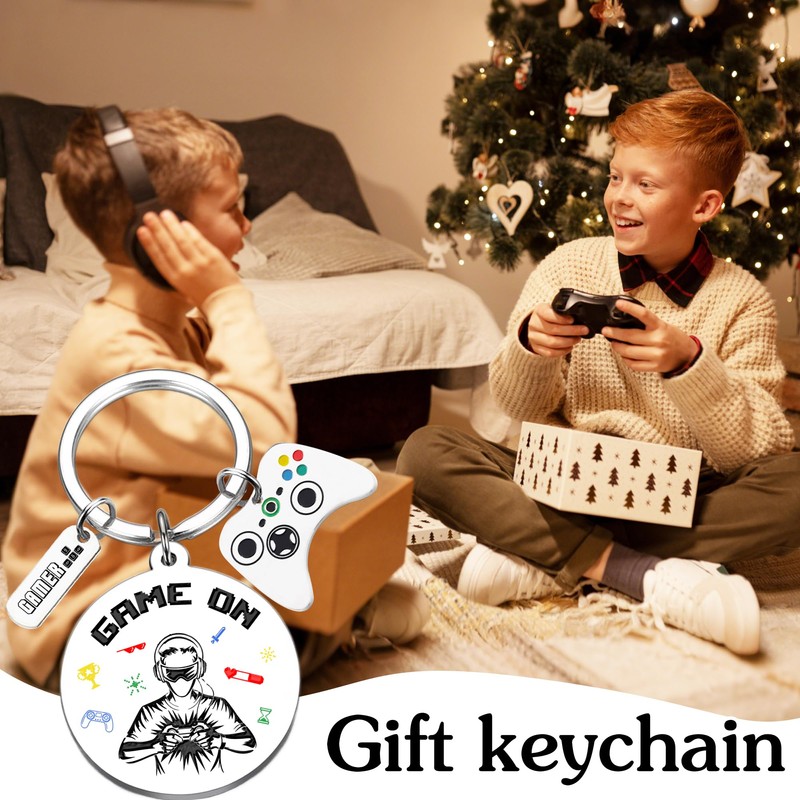 Video Game Keychain Gifts for Gamer - Gaming Keychains Retro