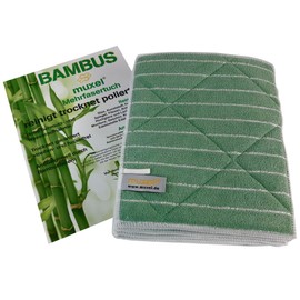 Pre-cleaning cloth, bamboo fibre cloth, polishing cloth, set of 5 with 5 pre-cleaning cloths.