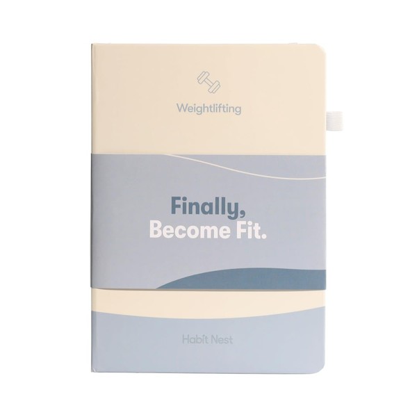 The Weightlifting Transformation Gym Buddy Journal by Habit Nest. 12-Week