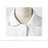 Laura Ashley LW803-12 Women's Nurse Jacket, off white/america pink