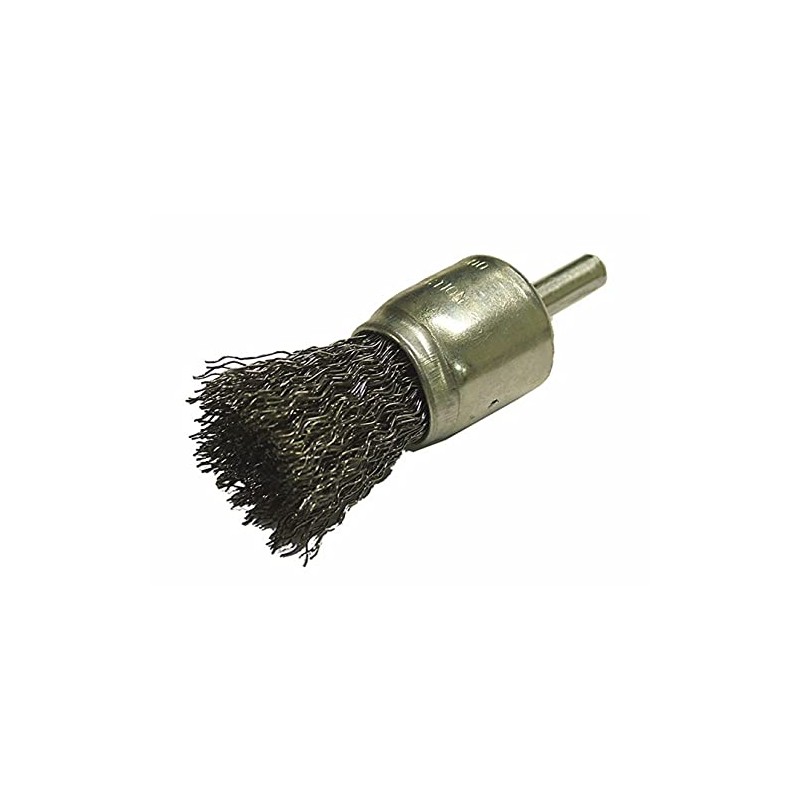 Faithfull WBS25E 25 x 6mm Wire End Brush with 0.30mm