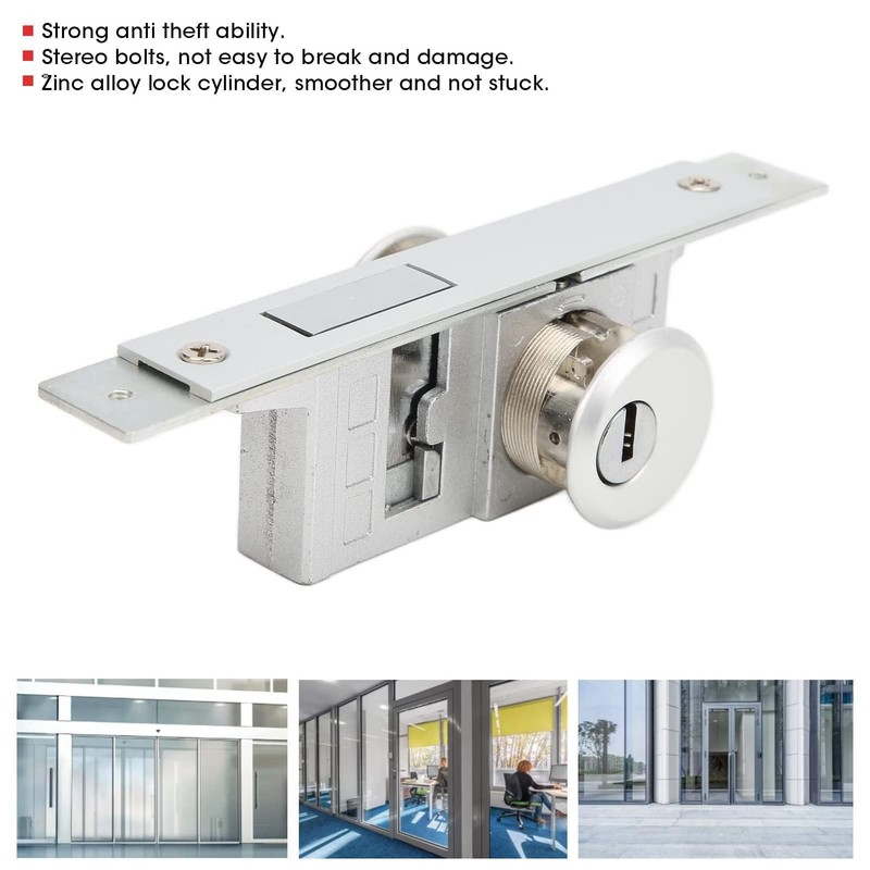 Cyrank Mortise Lock, Front Door Security Lock Storefront Door Mortise