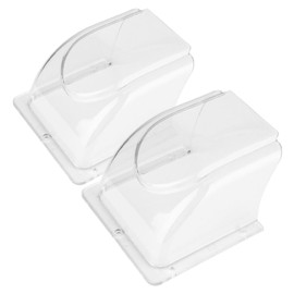 DOITOOL 2pcs Outdoor Doorbell Rain Cover Access Control Machine Cover Doorbell Shell Shelter Protection