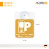 Betriebsausstattung24 Parking vignette for digital ticket providers - 8.0 x