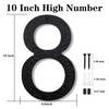 Cobata 10 Inch High Acrylic House Numbers- Upgraded Premium Anti-fade