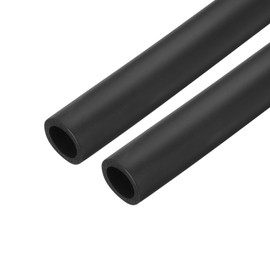sourcing map 2pcs 3.3ft Pipe Insulation Tube 26mm ID 36mm OD Foam Tubing for Handle Grip Support, Black
