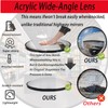 12” Acrylic Indoor Convex Mirror with Plastic Back,Adjustable Wide Angle