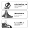 WSOOX 3/4-Inch Radius Round Over Router Bit 1/2-Inch Shank C3