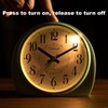 Tinload 5.5" Large Analog Alarm Clock Silent Non Ticking, Gentle
