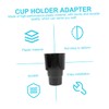 Parliky Car Cup Holder Expander Adapter Sturdy Organizer for Bottles