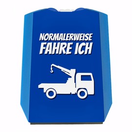 Parking Disc with Saying "Normalerweise fahre ich Abschleppwagen Geschenk für einen Abschleppwagen Fahrer zum Geburtstag oder als Mitbringsel zum Führerschein tolles Geschenkidee
