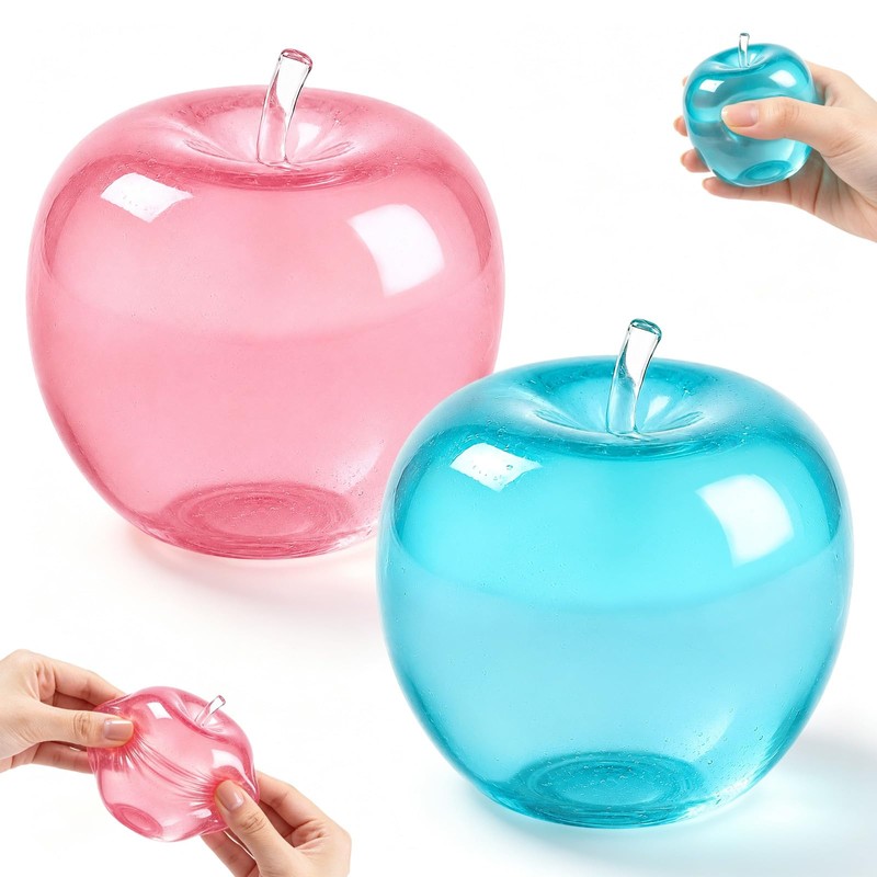 Squishy de Levantamiento Lento, con Bolas de Estrés, Apple Squishy