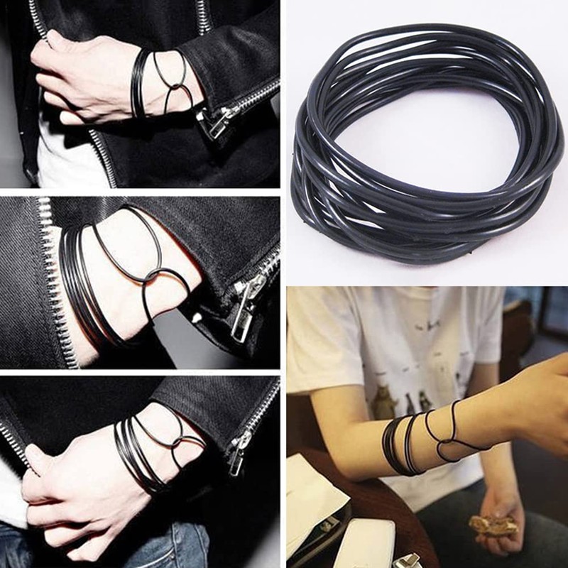Zakia - Pulseras de goma de silicona, brazaletes de diversos