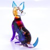 Sansukjai Chihuahua Miniature Tiny Figurines Hand Blown Glass Art Animals
