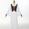 Women's Renaissance Lace-Up Vest Steampunk Gothic Vest Cosplay Costume, Double