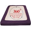 Rohi Bedding Plum Cotton Blend Double Bed Size Fitted Sheet,