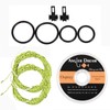 ANGLER DREAM 2PCS/LOT Tenkara Line Tapered Braided Furled Leader Fly
