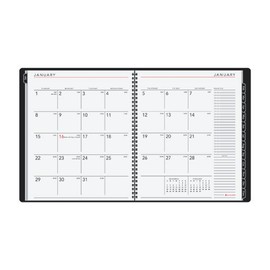 AT-A-GLANCE 2014 Contemporary Monthly Planner, Stationery, Black, 9.5 x 11.38 x .25 Inches (70-074X-05)